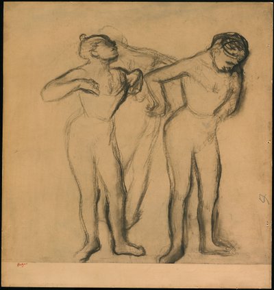 Três bailarinos de Edgar Degas