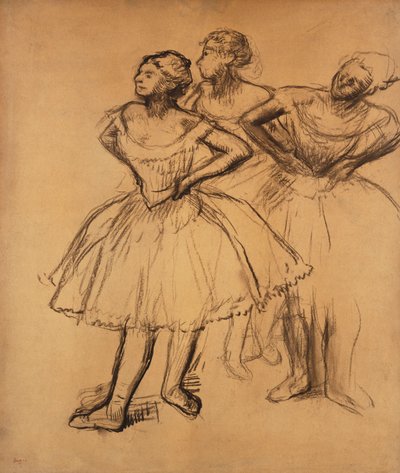 Três dançarinos; Três Dançarinos, de Edgar Degas