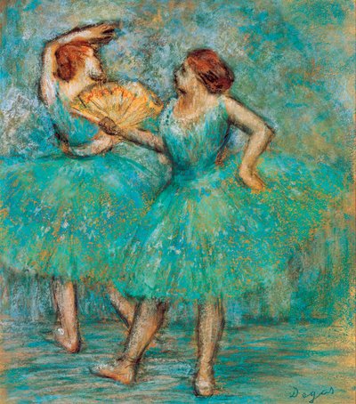 Dois dançarinos, c. 1905 de Edgar Degas