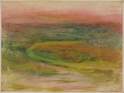 Rio sinuoso de Edgar Degas