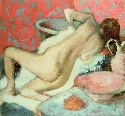 Mulher secando-se, 1896 de Edgar Degas