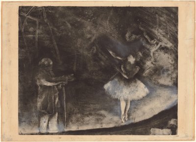 O mestre do balé de Edgar Degas, executed in collaboration with Vicomte Lepic