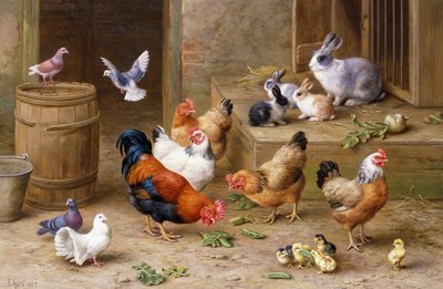 Amigos da quinta de Edgar Hunt