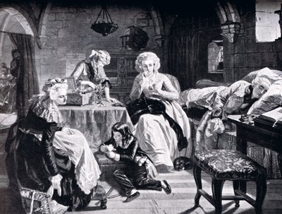 Luís XVI e sua família no Chateau du Temple, da &39;História das Nações&39; de Edgar Melville Ward