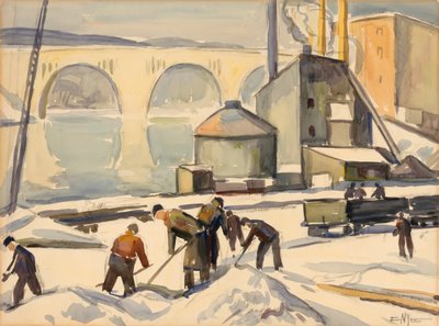 Trabalhador da C.W.A. em Key Bridge de Edgar Nye
