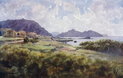 Norte da Espanha: Santana (lito preto) de Edgar T. A. Wigram