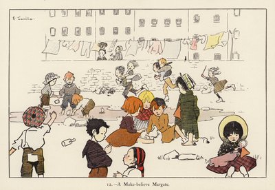 Uma Margate de Faça-Calça (cor litho) de Edith Farmiloe