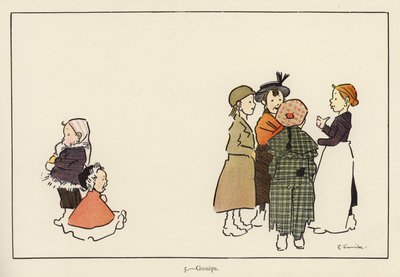 Fofocas (cor litho) de Edith Farmiloe