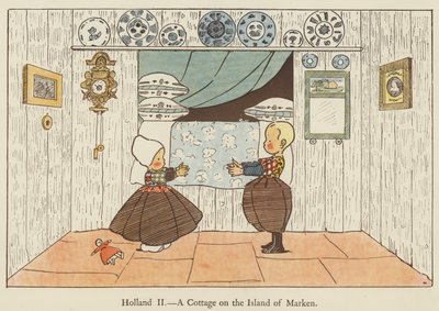 Holanda, uma casa de campo na ilha de Marken de Edith Farmiloe