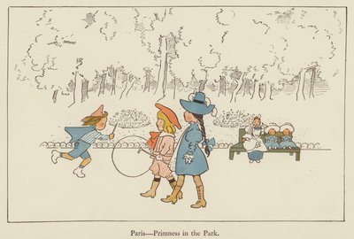 Paris, primness no parque de Edith Farmiloe