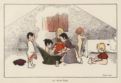 Scrub-Night (cor litho) de Edith Farmiloe