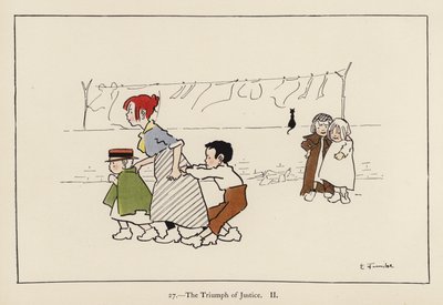 O Triunfo da Justiça II (cor litho) de Edith Farmiloe