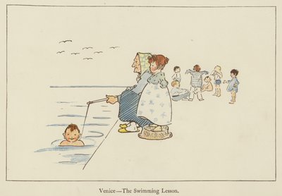 Veneza, a aula de natação de Edith Farmiloe