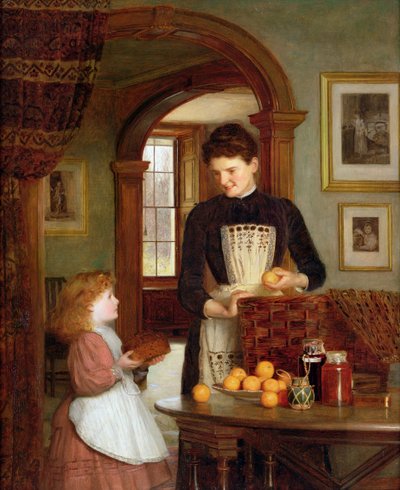 Cesto Escolar de Tommy de Edith Hayllar