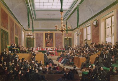 O Supremo Tribunal de Justiça em Versalhes, 7 de março de 1849 de Edme Adolphe Fontaine