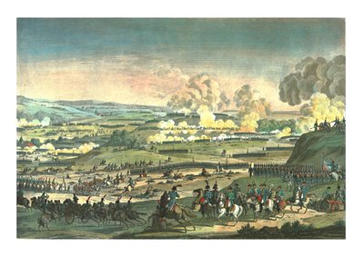 Batalha perto de Jena, 14 de outubro de 1806, c1850 de Edme Bovinet