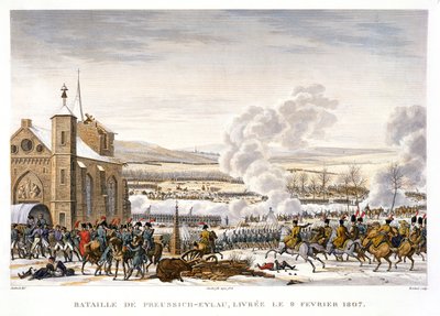 A Batalha de Eylau, Alemanha, 9 de fevereiro de 1807 de Edme Bovinet