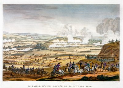 A Batalha de Jena, Alemanha, 14 de outubro de 1806 de Edme Bovinet