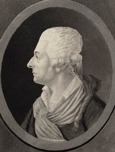 Retrato do compositor Antonio Sacchini 1730-1786, 1810. de Edme Quenedey