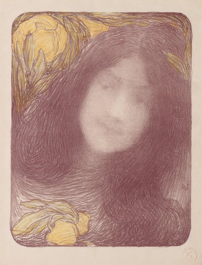 Sob as flores de Edmond François Aman Jean