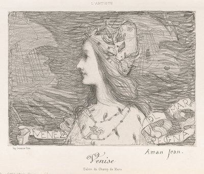 Veneza, 1892. de Edmond François Aman Jean