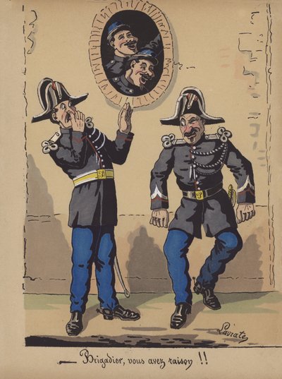Brigadeiro, você está certo!! (cor litho) de Edmond Lavrate