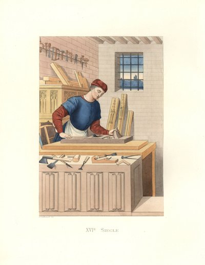 artesão francês de Edmond Lechevallier Chevignard