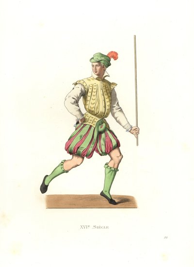 lacaio francês de Edmond Lechevallier Chevignard