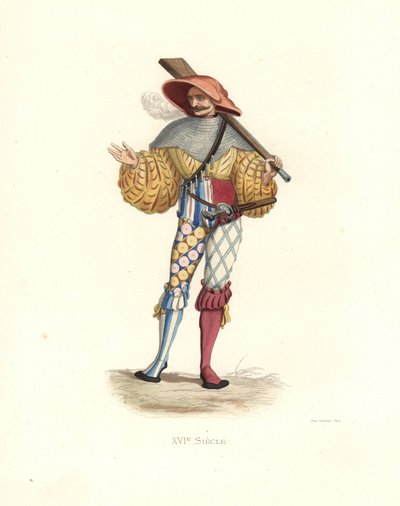 Arquebusor alemão do século XVI de Edmond Lechevallier Chevignard