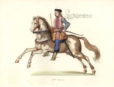 Rei James IV da Escócia (1473-1513) de Edmond Lechevallier Chevignard