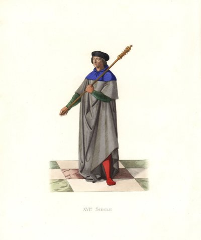 Mace-bearer sob o Rei Luís XII de Edmond Lechevallier Chevignard
