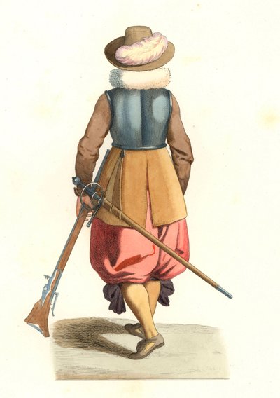 Mosqueteiro da Flandres Francesa de Edmond Lechevallier Chevignard