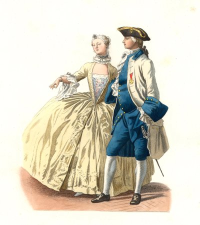 Governadora oficial de Marselha e senhora de qualidade, França de Edmond Lechevallier Chevignard