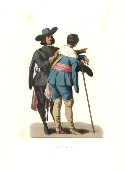Retrato de dois artistas, Espanha de Edmond Lechevallier Chevignard