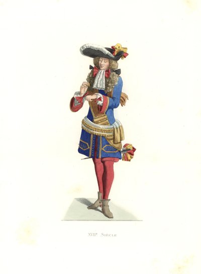 Oficial Real, França de Edmond Lechevallier Chevignard