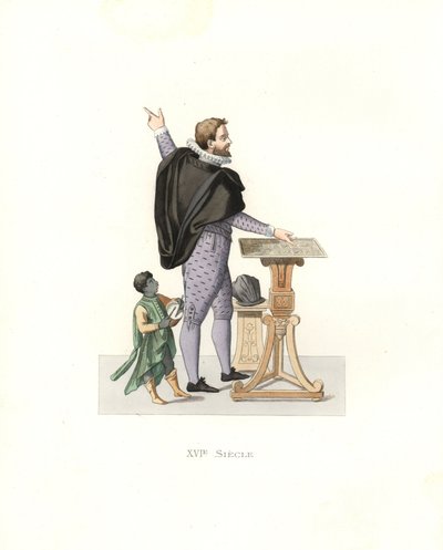 traje veneziano de Edmond Lechevallier Chevignard