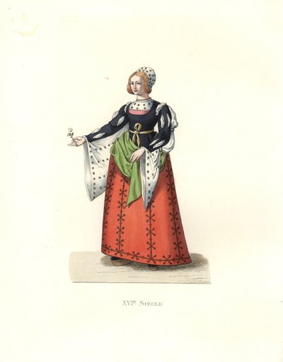 Mulher de Castilla, Espanha de Edmond Lechevallier Chevignard