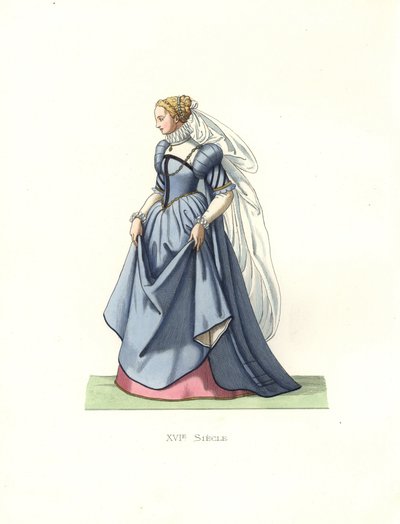 Jovem mulher do século XVI de Ravenna de Edmond Lechevallier Chevignard