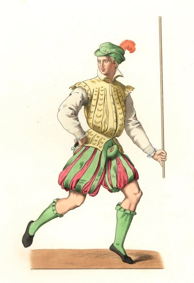 Laquais francês de Edmond Lechevallier Chevignard