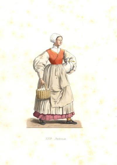 Camponesa da França de Edmond Lechevallier Chevignard