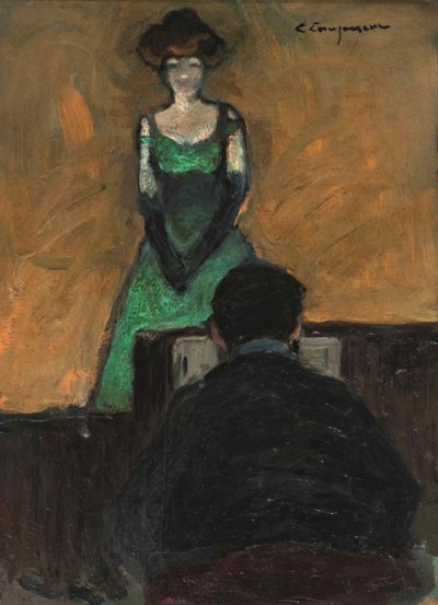 Yvette Guilbert, ca 1895-1900. de Edmond Lempereur