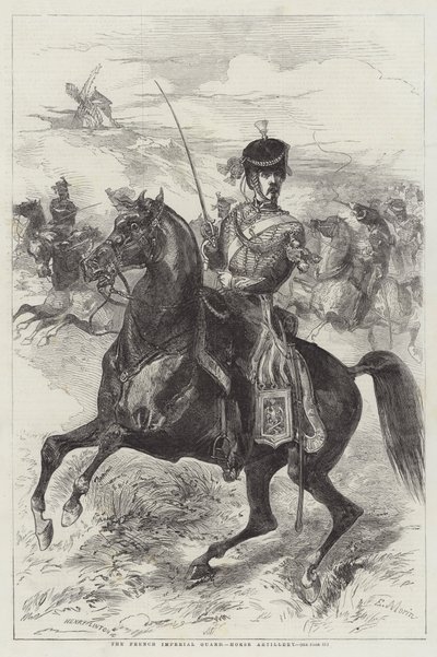 A Guarda Imperial Francesa, Artilharia Montada de Edmond Morin