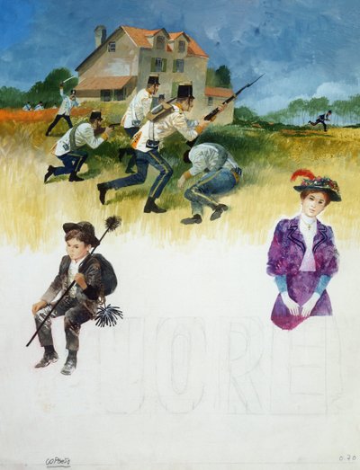 Capa do coração, por Edmondo De Amicis, desenho de Edmondo de Amicis