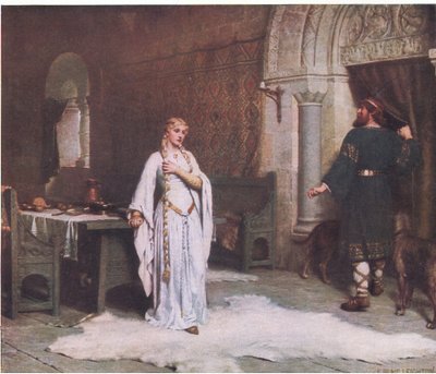 Godiva, Bibbys Annual, 1916-17 de Edmund Blair Leighton