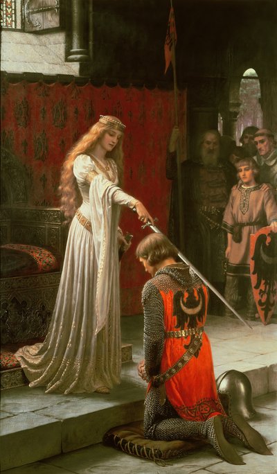 O elogio, 1901 de Edmund Blair Leighton