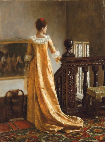 O trem de ouro, 1891 de Edmund Blair Leighton