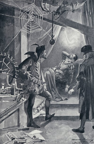 Ilustração para o Fausto de Goethe de Edmund Bruning