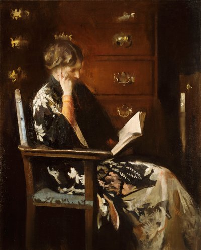 Mary Reading de Edmund Charles Tarbell