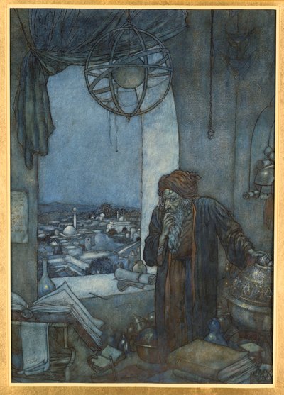 Um Muezzin da Torre das Trevas de Edmund Dulac