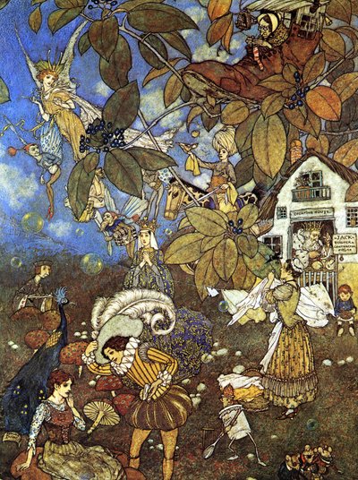 Personagens famosas dos contos de fadas de Edmund Dulac
